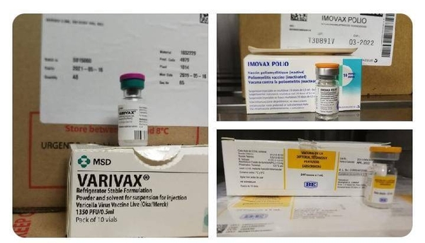 HOY / Arriban al país más de 240mil dosis de vacunas pediátricas