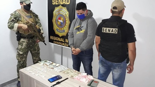 Un delivery de 'coca' fue detenido en Caaguazú