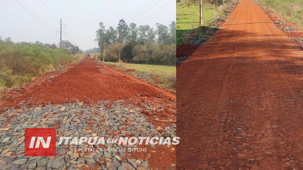 GOBERNACIÓN CULMINÓ OBRA DE EMPEDRADO EN OBLIGADO