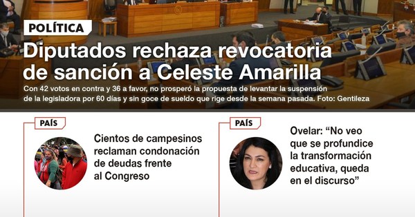La Nación / LN PM: Las noticias más importantes de la siesta del 13 de octubre