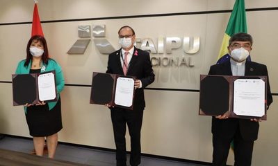 Histórico acuerdo de Itaipú con Una y UC