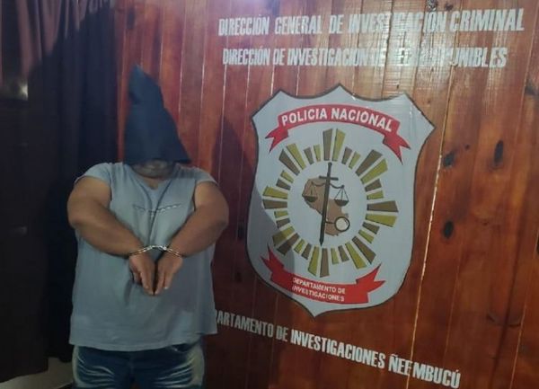 Detienen a presunto autor intelectual de sicariato en Pilar