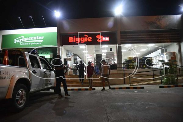 Asaltan local de Biggie en Lambaré y se llevan celulares - Nacionales - ABC Color