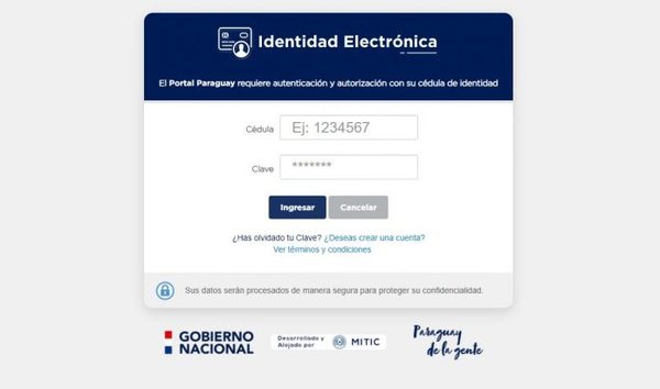 Servicio de identificación digital permitirá realizar trámites en línea