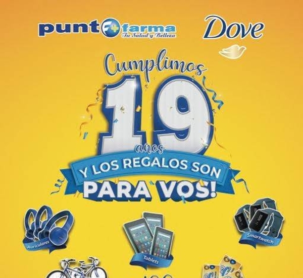 HOY / Punto farma premia a sus clientes por sus 19 años