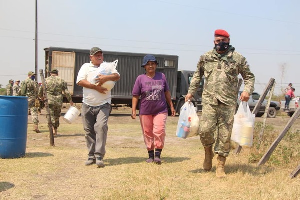 Pdte. Hayes: Asisten con agua y víveres a pobladores