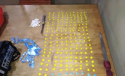 HOY / Incautan cocaína, medicamentos y armas blancas en el penal de Concepción