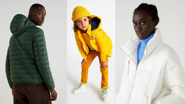 Benetton presentó nuevos abrigos ecológicos