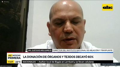 La donación de órganos y tejidos decayó en un 60% - ABC Noticias - ABC Color
