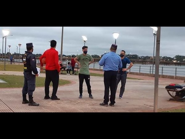 POLICIA MUNICIPAL Y NACIONAL REFUERZAN CONTROLES EN CALLES DE ENCARNACIÓN