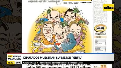Diputados muestran su mejor perfil en portada de ABC - ABC Noticias - ABC Color