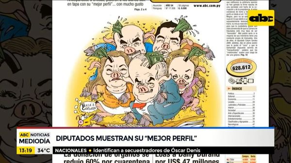 Diputados muestran su mejor perfil en portada de ABC - ABC Noticias - ABC Color