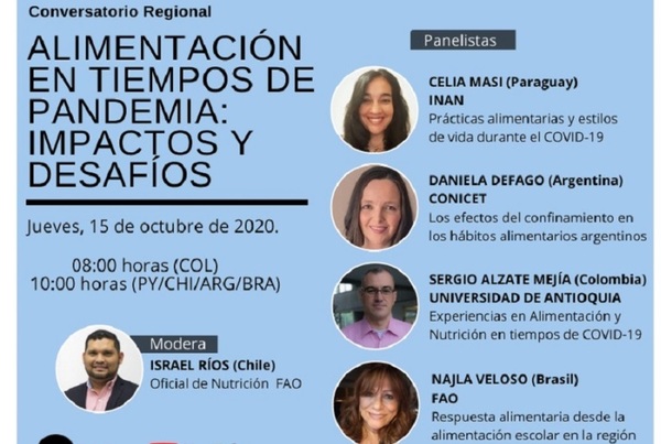 Conversatorio virtual sobre la alimentación en tiempos de pandemia | Lambaré Informativo