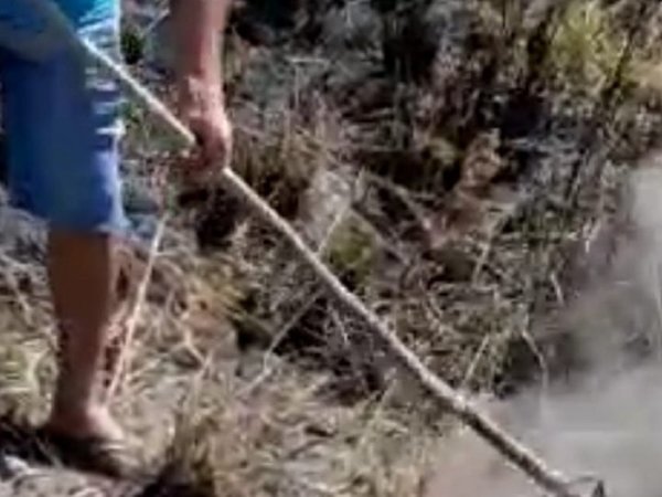 Foco de calor despierta curiosidad entre pobladores de Guahory
