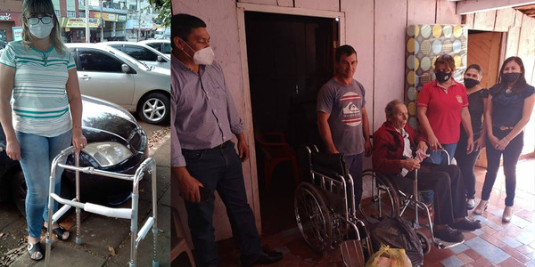 LLEGAN ASISTENCIAS A PERSONAS CON DISCAPACIDAD DE ITAPÚA POTY Y ARTIGAS.