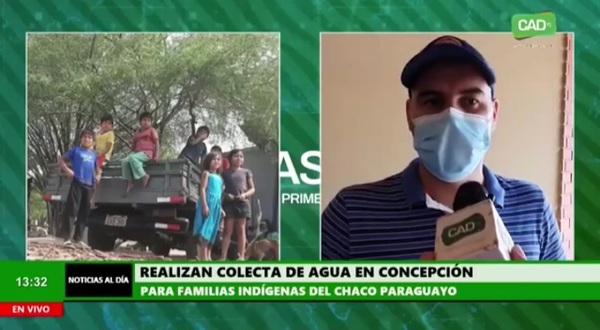 Concepción: Realizan colecta de agua para familias del Chaco