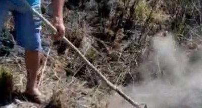 Foco de calor despierta curiosidad entre pobladores de Guahory