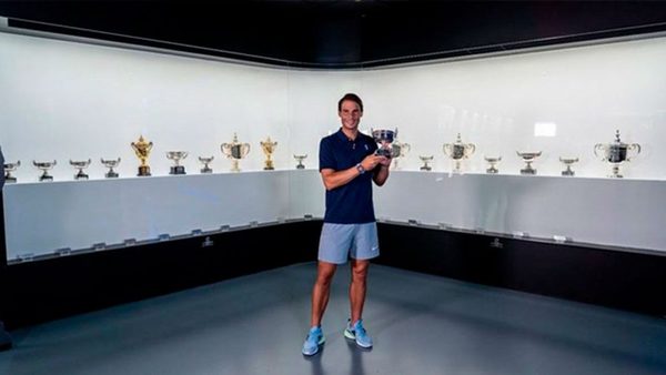 Las vitrinas del Rafa Nadal Museum exhiben nuevo título