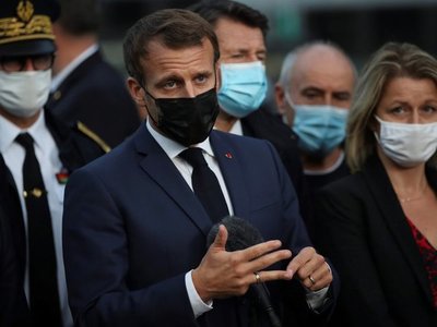 Covid-19: Macron pone bajo toque de queda a París y a otras 8 ciudades
