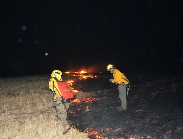 Rebrotan los focos de incendio en San Rafael - Nacionales - ABC Color