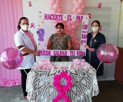 Realizan jornada de prevención y detección del cáncer de mama