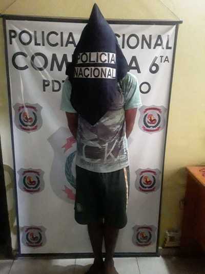 Presunto ladrón detenido por robo de varios objetos de valor de balneario