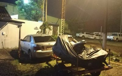 Incautan automóvil y moto Jet Ski