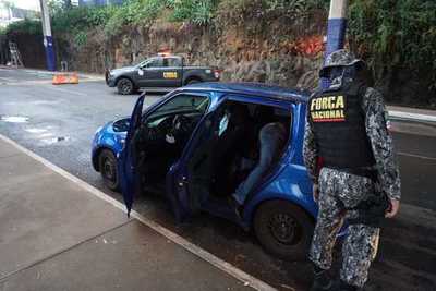 Estricto CONTROL de SEGURIDAD en el lado brasileño del Puente
