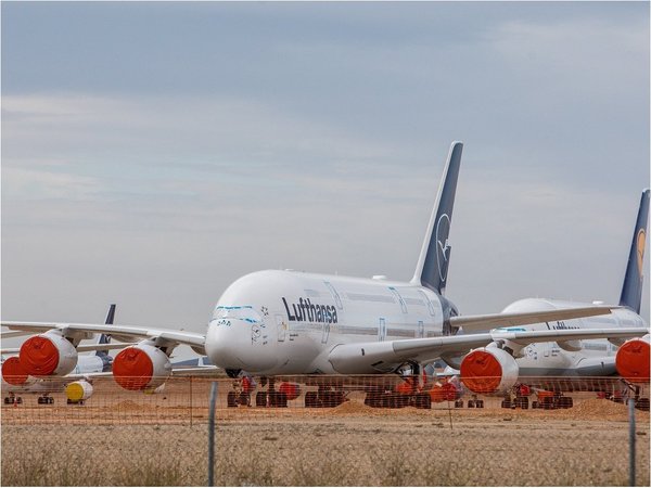 La pandemia empuja a muchos aviones gigantes al desguace