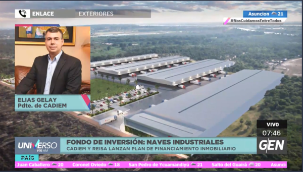 HOY / Elias Gelay, presidente de Cadiem, sobre el plan "Fondo de inversión: naves industriales"