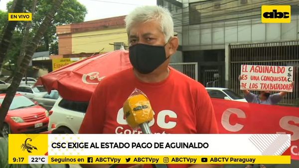 Sindicalistas exigen al IPS pago de Aguinaldo - ABC Noticias - ABC Color