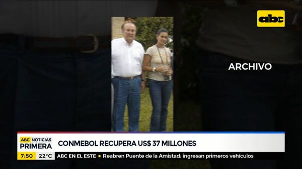 Conmebol recupera USD 37 millones de la cuenta de Nicolás Leoz - ABC Noticias - ABC Color