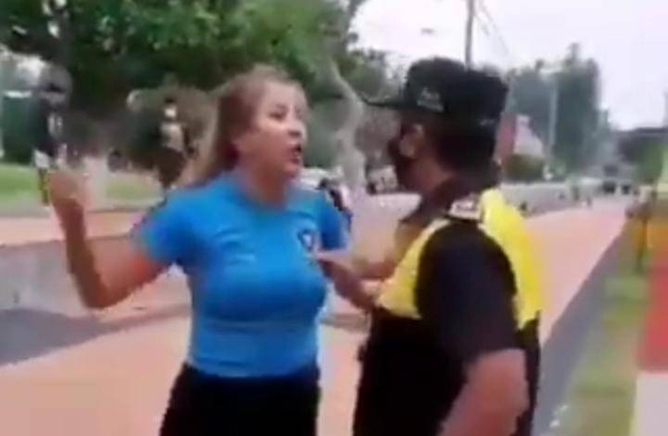 HOY / Mujer que agredió a agente de la PMT es sumariada por su conducta