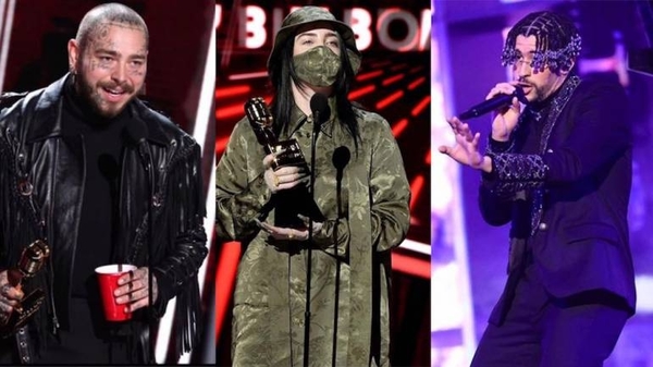 HOY / Post Malone, Billie Eilish y Bad Bunny triunfan en los premios Billboard
