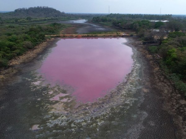 Sequía  golpea a  laguna de Piquete Cué, además de la contaminación