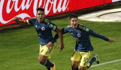 Sobre el final, Falcao le dio el empate a Colombia contra Chile