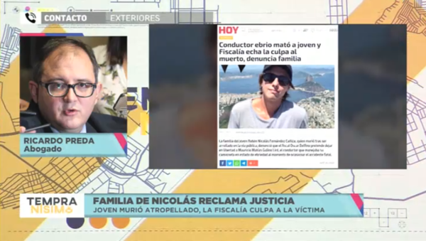 HOY / Abogado Ricardo Preda, sobre el caso del joven Nicolás Fernández