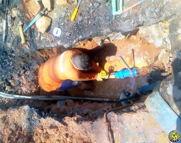Mejoran servicio de agua potable en un barrio de Asunción •