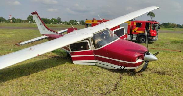 Ministra de Justicia sufre percance en aterrizaje de avioneta