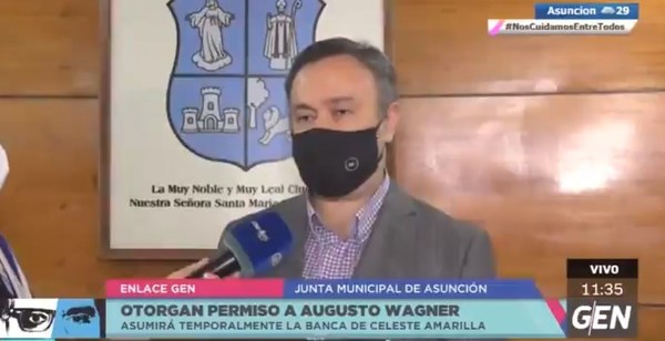 Junta Municipal concede permiso a Wagner pero artículo constitucional genera dudas - ADN Paraguayo