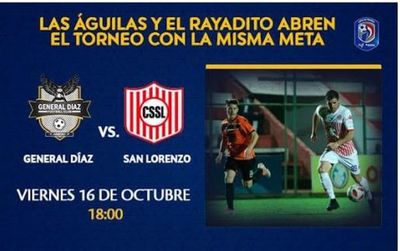 Las Águilas y el rayadito abren el Clausura hoy a las 18:00