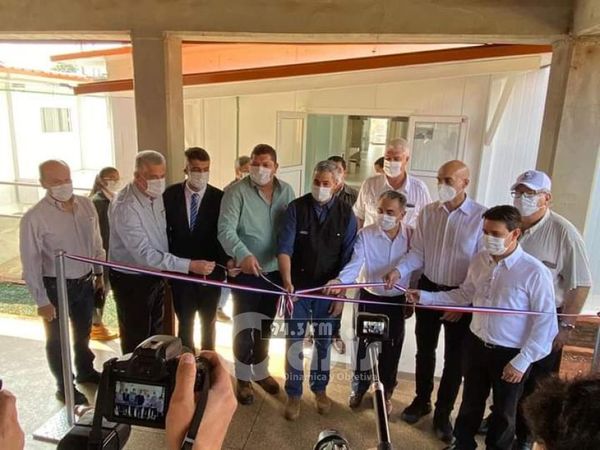 Inauguran pabellón de contingencia para casos Covid-19 en Pedro Juan