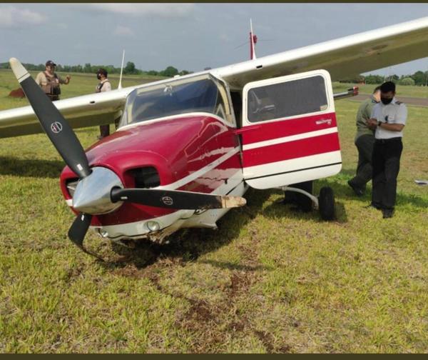 Avioneta que transportaba a ministra de Justicia sufrió un percance