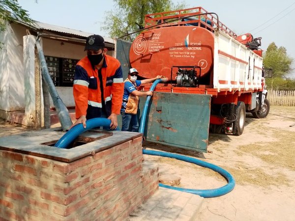SEN distribuyó víveres y agua en el Chaco