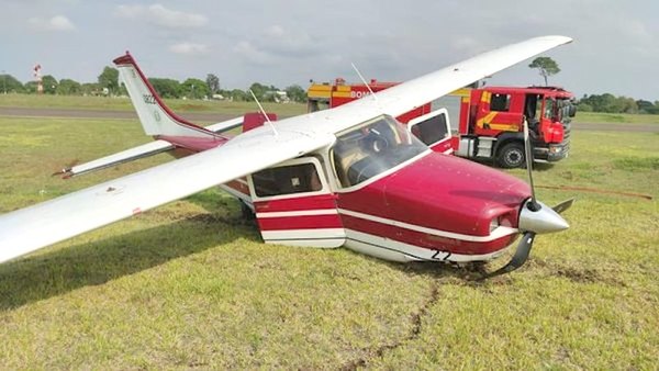 Crónica / ¡Sustazo! Avión de la Ministra se accidentó