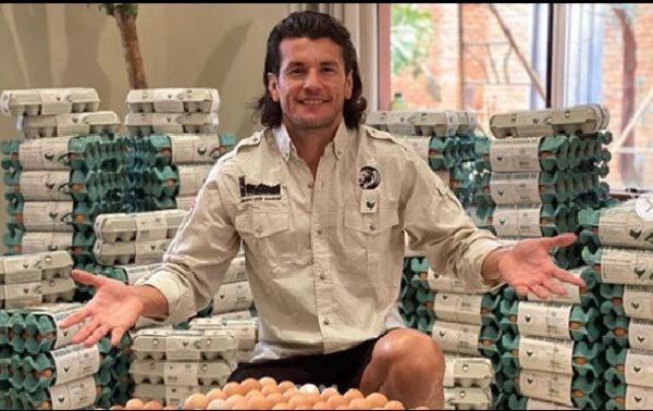 Nelson Haedo apuesta al negocio de los huevos