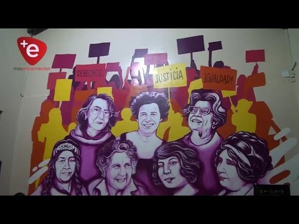 NUEVO MURAL EN EL CEMA RELATA LA HISTORIA DE LAS MUJERES EN PARAGUAY