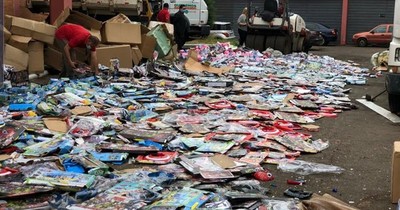 La Nación / Destruyen mercaderías falsificadas por valor de US$ 300.000