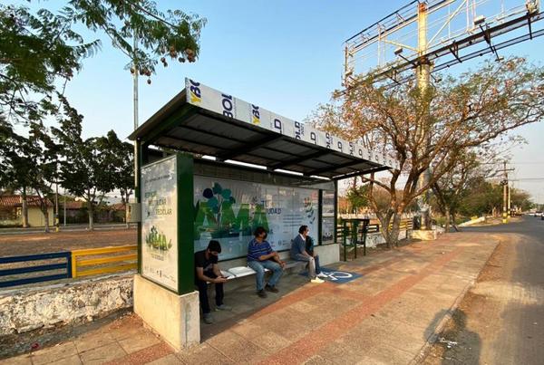 Anuncian instalación de 30 paradas de buses inclusivas y sustentables - Megacadena — Últimas Noticias de Paraguay