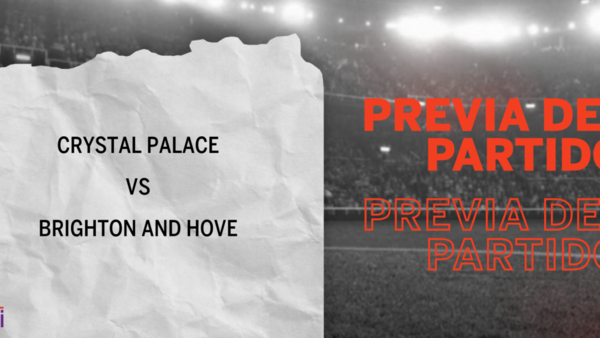 Por la Fecha 5 se enfrentarán Crystal Palace y Brighton and Hove